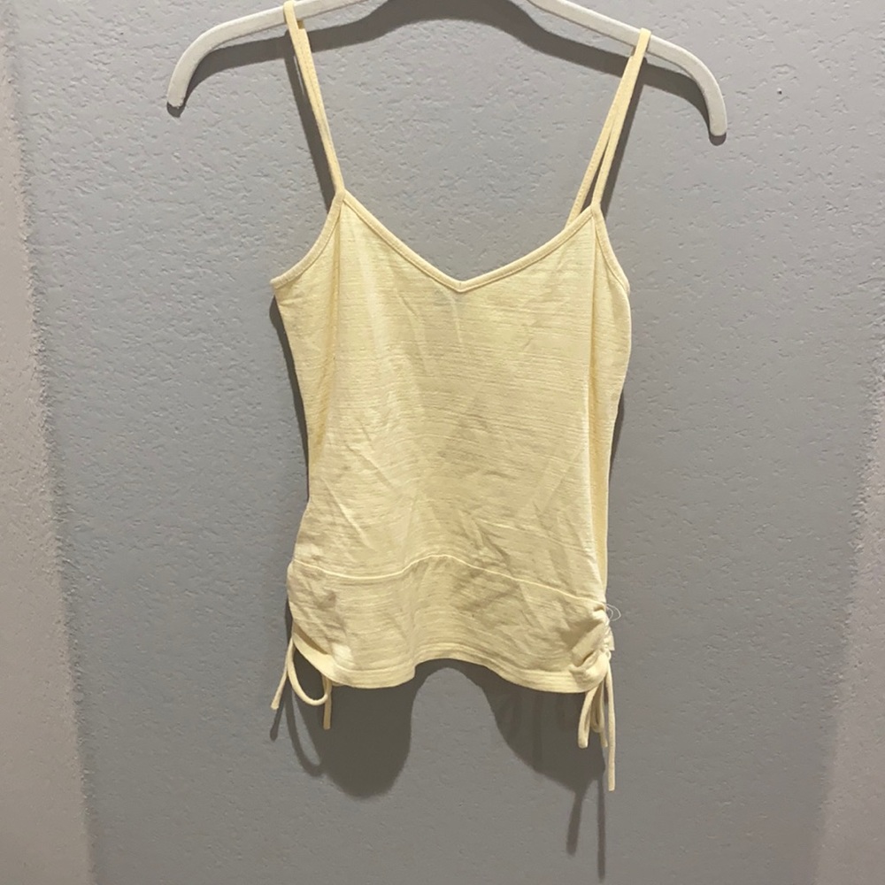 Pale Yellow Tank Top